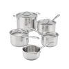 Stellar 7000 5 piece Saucepan set (solid lid)