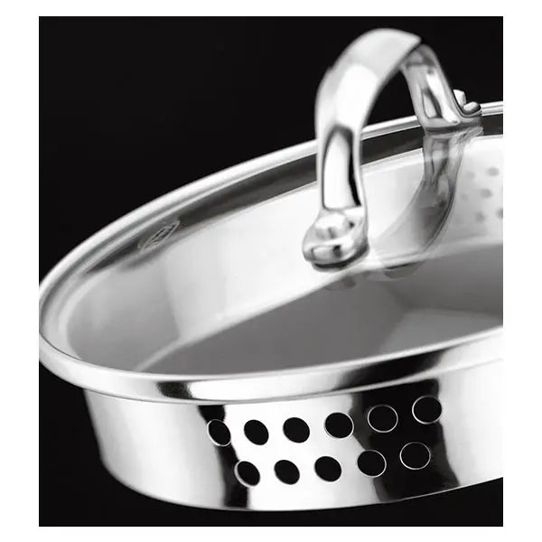 Stellar 7000 3 piece Draining Saucepan Set