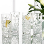 GALWAY CRYSTAL RENMORE HIBALL GLASS SET OF 4
