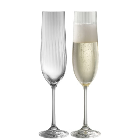 Galway Crystal Erne Flute Pair