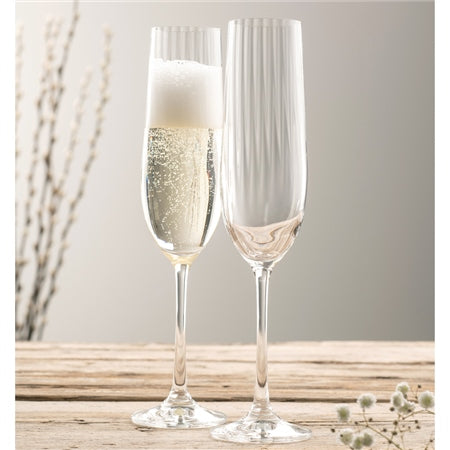 Galway Crystal Erne Flute Pair