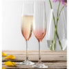 Galway Crystal Erne Flute Set of 2 Blush