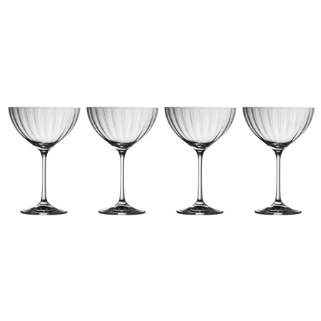 GALWAY LIVING ERNE CHAMPAGNE SAUCER SET