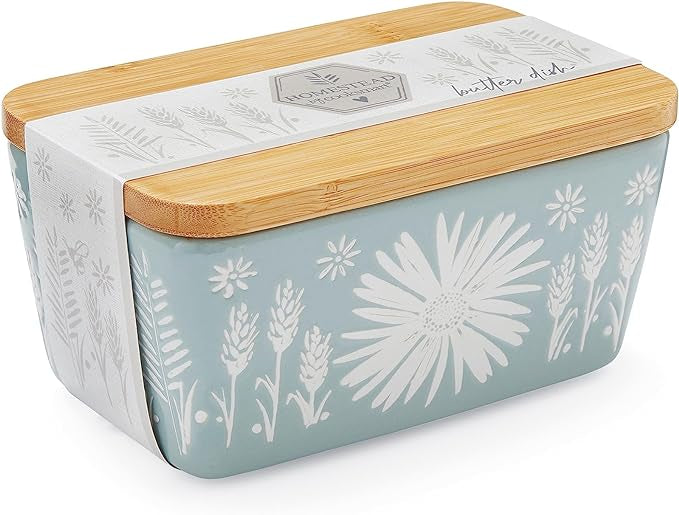 Cooksmart Homestead Ceramic Butter Dish