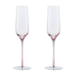 Denby Colours Champagne Flutes (Pink) Set of 2