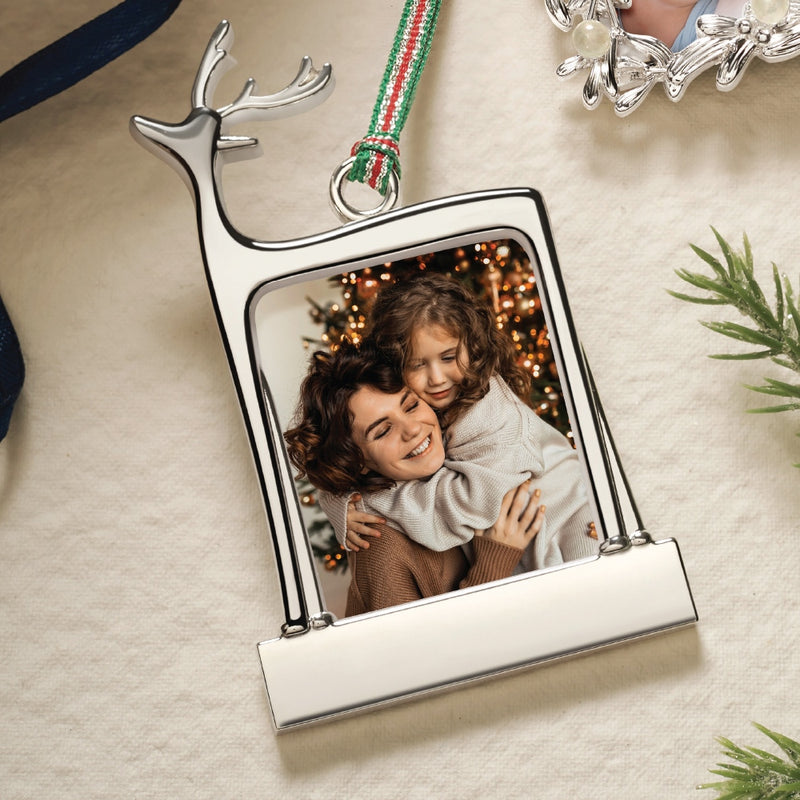 Newbridge Reindeer Photo Frame Christmas Tree Decoration
