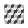 Denby Grey Geometric Square Placemats Set Of 6