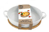 SIL 37x24 Round Baker With Bamboo Tray