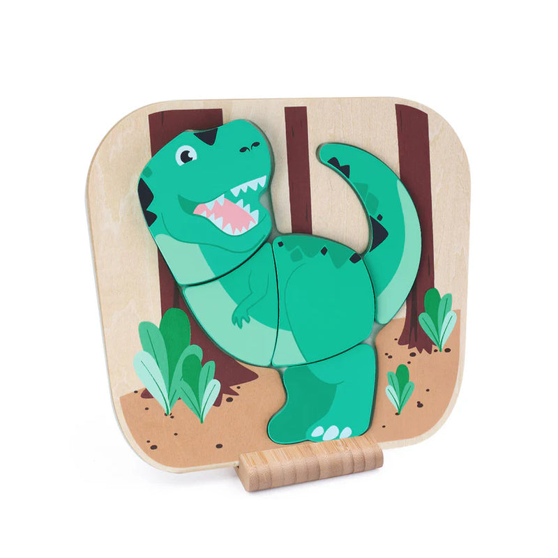 Inside Out Dino Raised Puzzle -TRex