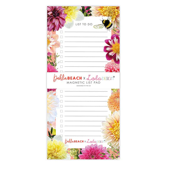 Lola Design Dahila Beach Magnetic To Do Shopping List