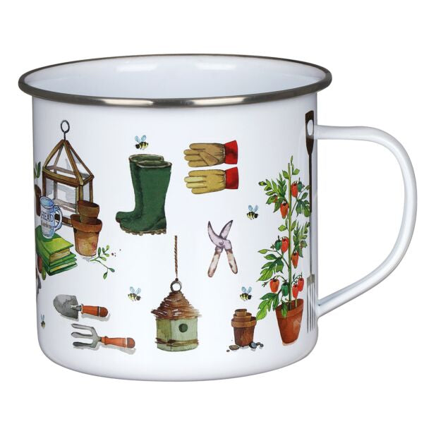 JD Green Fingers Garden Tin Mug