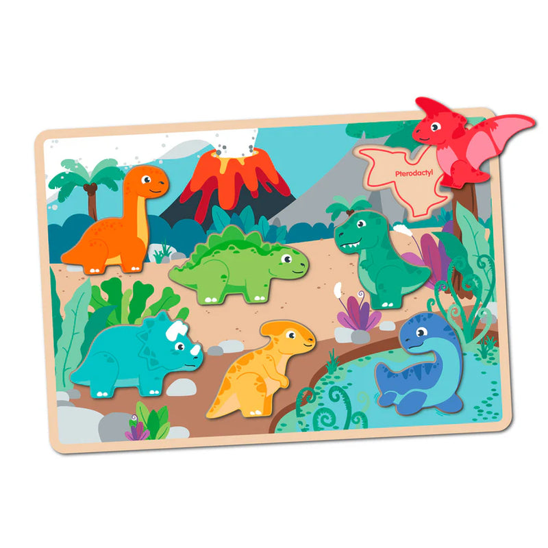 Inside Out Toys Chunky Dinosaur Puzzle