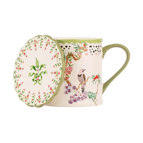 Cath Kidston Spring Birds Mug and Coaster Set