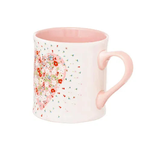 Cath Kidston Heart Flower Burst Mollie Mug