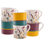 Belleek Dreamy Meadow Mugs Set Set Of 6