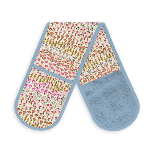 Cath Kidston Painted Table Cotton Double Oven Glove