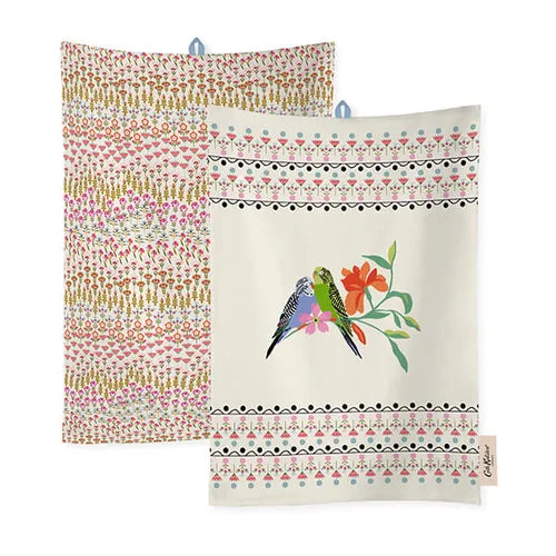 Cath Kidston Painted Table Cotton Tea Towels 2PK