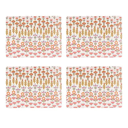 Cath Kidston Painted Table Rectangular Placemats 4PK