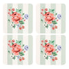Cath Kidston FLH 4PK Cork Back Coasters
