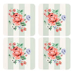 Cath Kidston FLH 4PK Cork Back Coasters