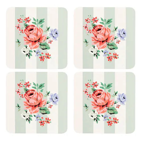 Cath Kidston FLH 4PK Cork Back Coasters