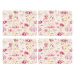 Cath Kidston Friendship Gardens 4PK cream Placemats