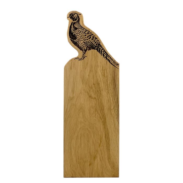 Selbrae House Framed Oak Serving Board - Medium - Pheasant