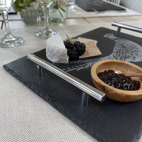 Selbrae House Slate Serving Tray - Medium - Pheasant - Gift Boxed