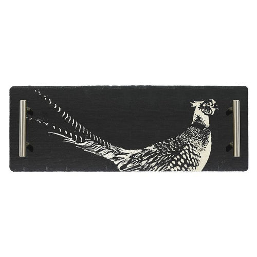 Selbrae House Slate Serving Tray - Small - Pheasant - Gift Boxed