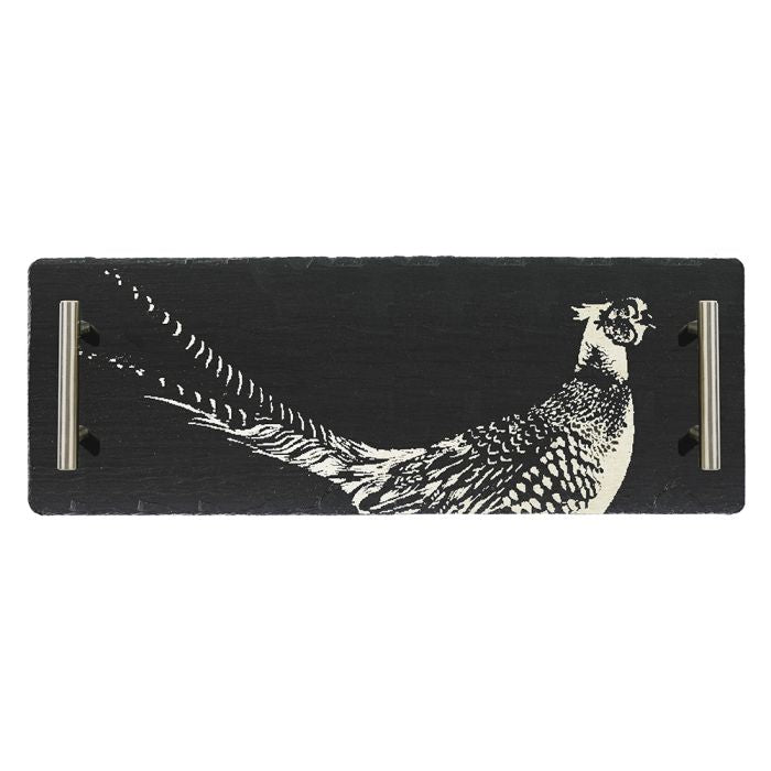 Selbrae House Slate Serving Tray - Small - Pheasant - Gift Boxed