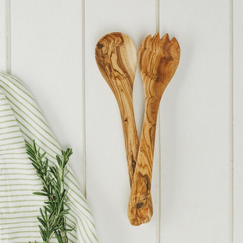Selbrae House Olive Wood - Salad Server Set