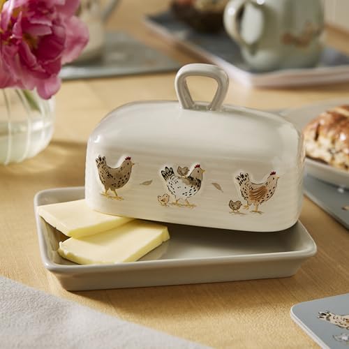 Cooksmart Hen House Lane Butter Dish