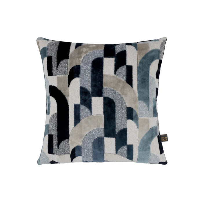 Scatter Box Ashton 43x43cm Blue Cushion