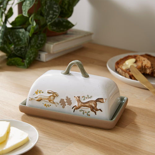 Cooksmart Forest Fable - Ceramic Butter Dish