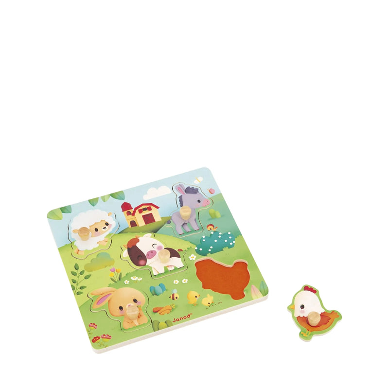 Juratoys Farm Tactile Farm Puzzle
