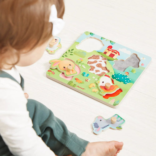 Juratoys Farm Tactile Farm Puzzle