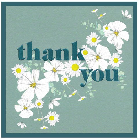Cinnamon Aitch Apple Blossom Card Thank You cosmos mix