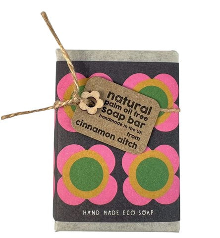 Cinnamon Aitch Soap MG Large Flower Rose Geranium