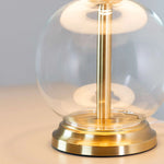 Tara Bella Glass Lamp Gold 45cm