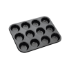 Stellar Bakeware 12 Cup Cupcake/Muffin Tin, Cup Size 6.5 x 3cm, Non-Stick