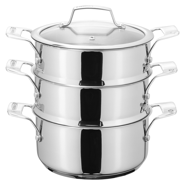 Stellar 24cm 3 Tier Steamer Set STM05"