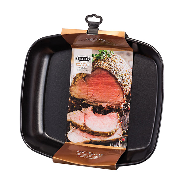 Stellar Bakeware 33 x 28 x 7cm Roasting Tray, Non-Stick SB64