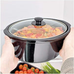 Judge Extra Large Electrical Slow Cooker 5.5 lt with Removable Ceramic Pot, Makes Up to 6/7 Portions