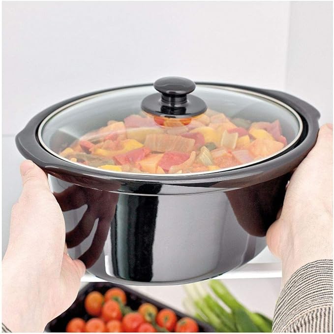 Judge Extra Large Electrical Slow Cooker 5.5 lt with Removable Ceramic Pot, Makes Up to 6/7 Portions
