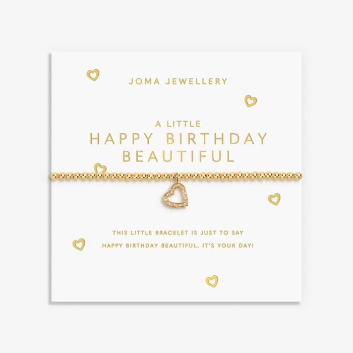 Happy Birthday Beautiful Gold 9270
