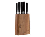Viners Graphite 6 Piece Knife Block