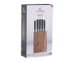 Viners Graphite 6 Piece Knife Block