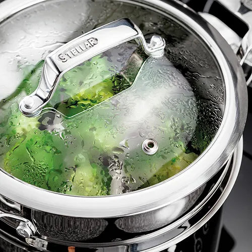 Stellar Steamer Insert With Glass Lid