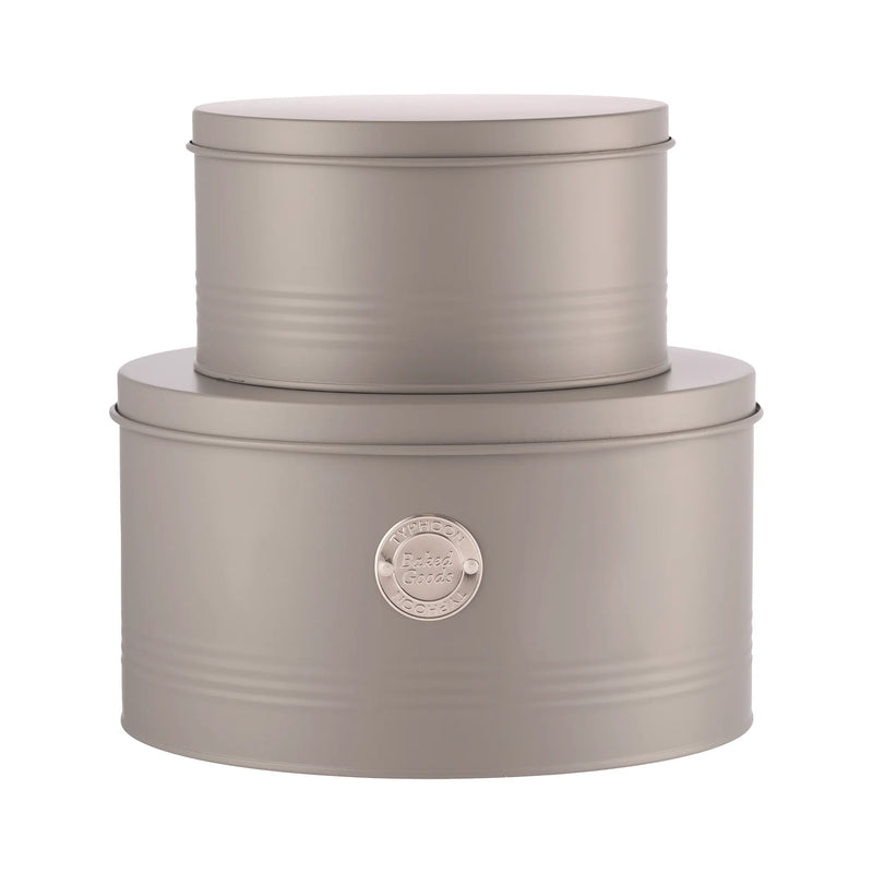 Typhoon Living Grey Set Of 2 Cake Tins