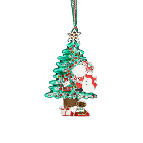Newbridge Santa and Snowman Christmas Tree Decoration